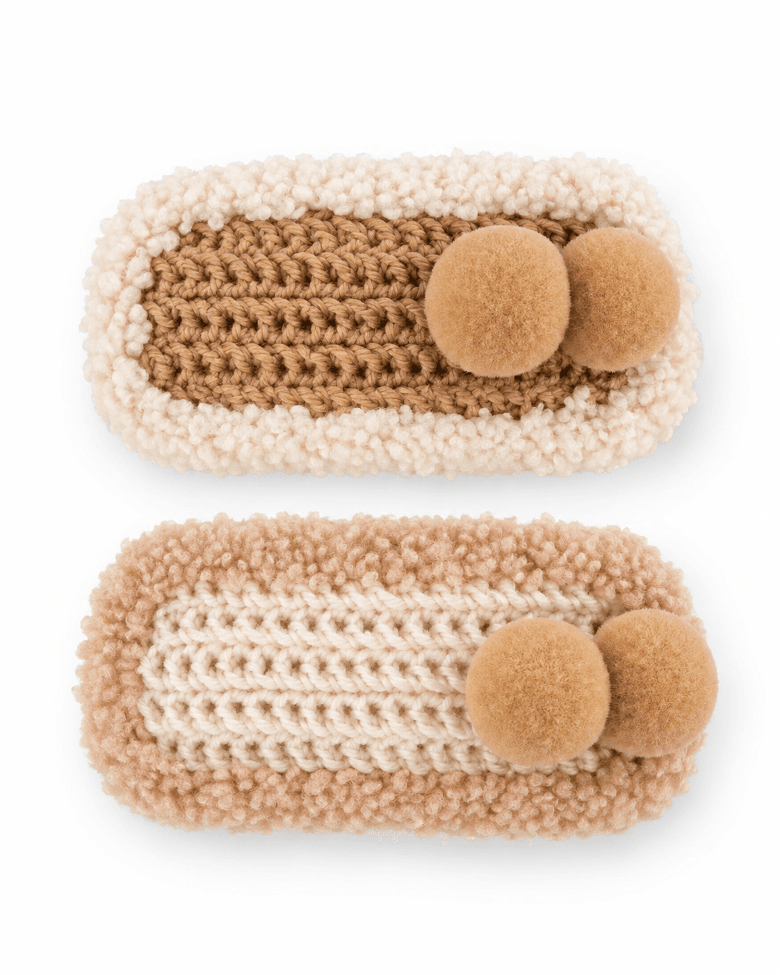 NALA Wool Pompom Clips
