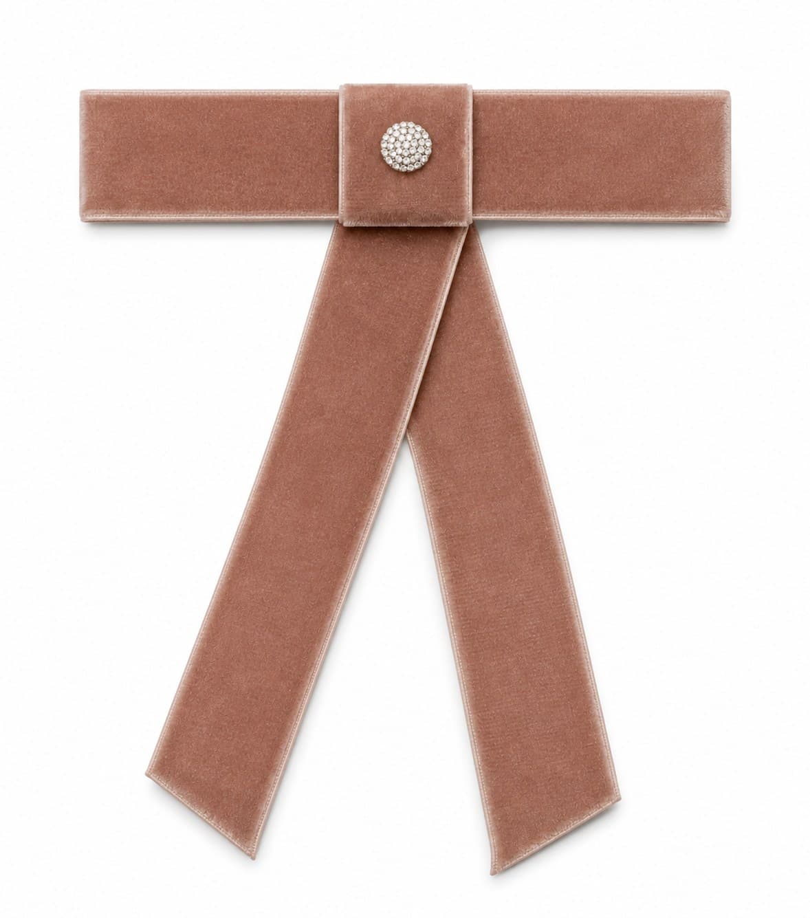 Lazo Estrecho Charm Flor Velvet LEO