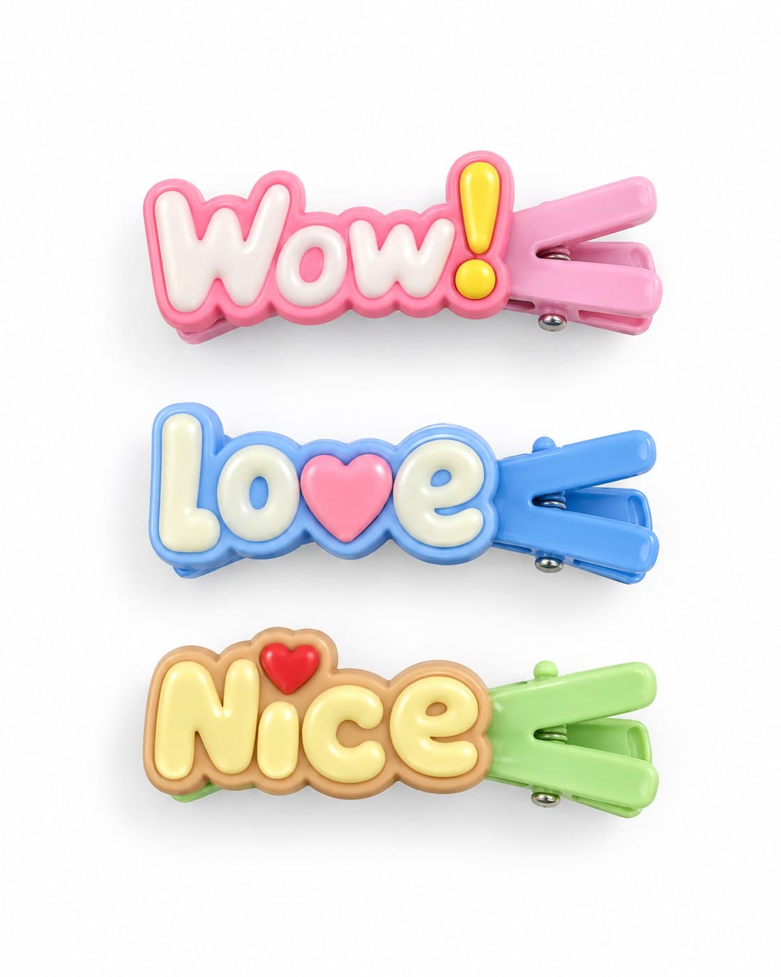 LETTERS Alligator Clips