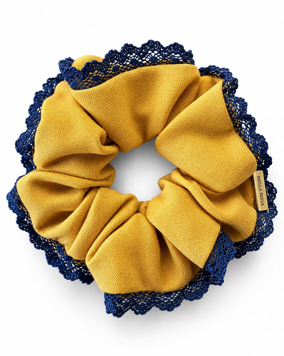 Scrunchie Encaje AZULINA