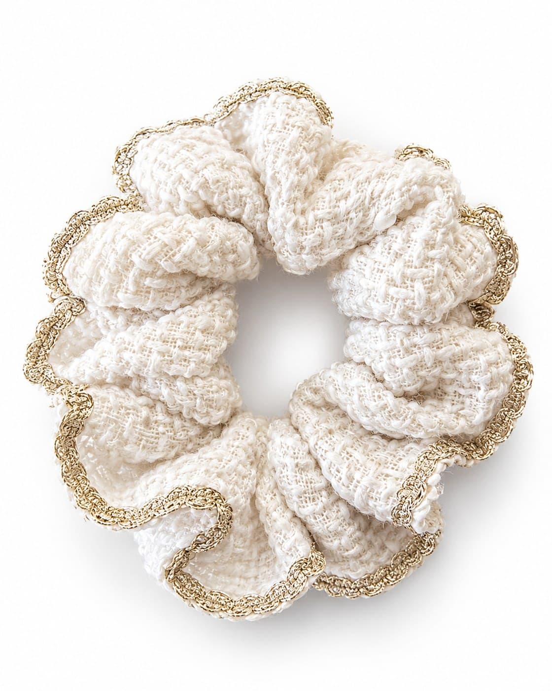 Scrunchie Tweed NÁCAR