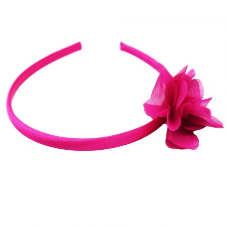 Diadema flor seda